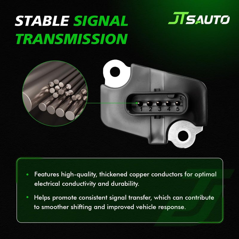 JTSAUTO 06J906461D MAF Mass Air Flow Sensor Compatible with 2009-2016 A4 | 2011-2017 Q5 | 2010-2014 A5 | 2012-2015 A6 | A3, Q3, allroad & Quattro Models - Image 5